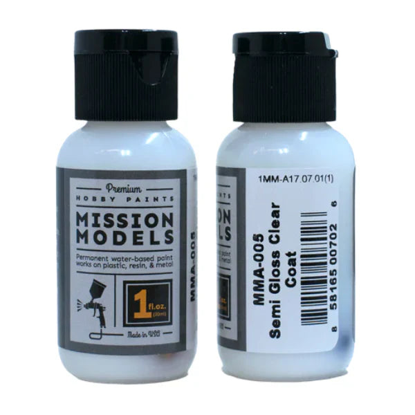 Mission Models Paint Semi Gloss Clear 1oz